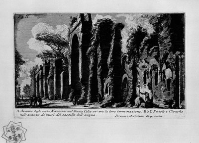 Neronischer Aquädukt (?) von Giovanni Battista Piranesi